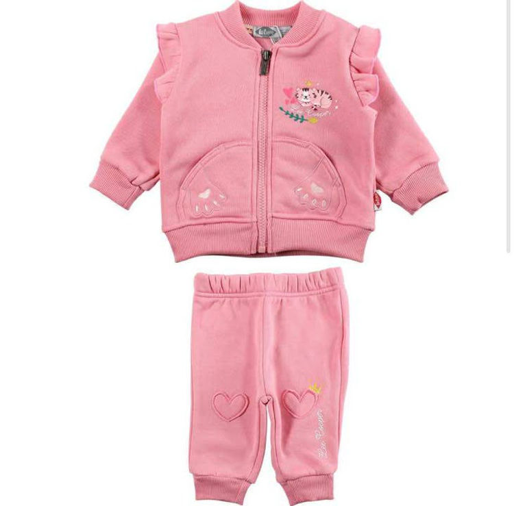 Picture of LC12126 LEE COOPER GIRLS THERMAL FLEECY TWO PIECE TRACKSUIT